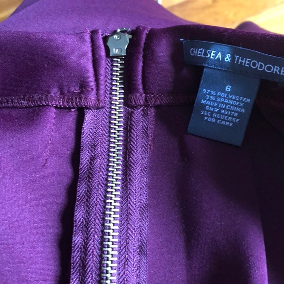 Chelsea&Theodore Burgundy PointeKnit Skirt - Picture 10 of 10